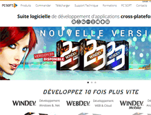 Tablet Screenshot of pcsoft.fr